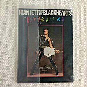 Vintage Joan Jett Blackhearts Broadway Program Lunt Fontaine Theatre NYC 1989